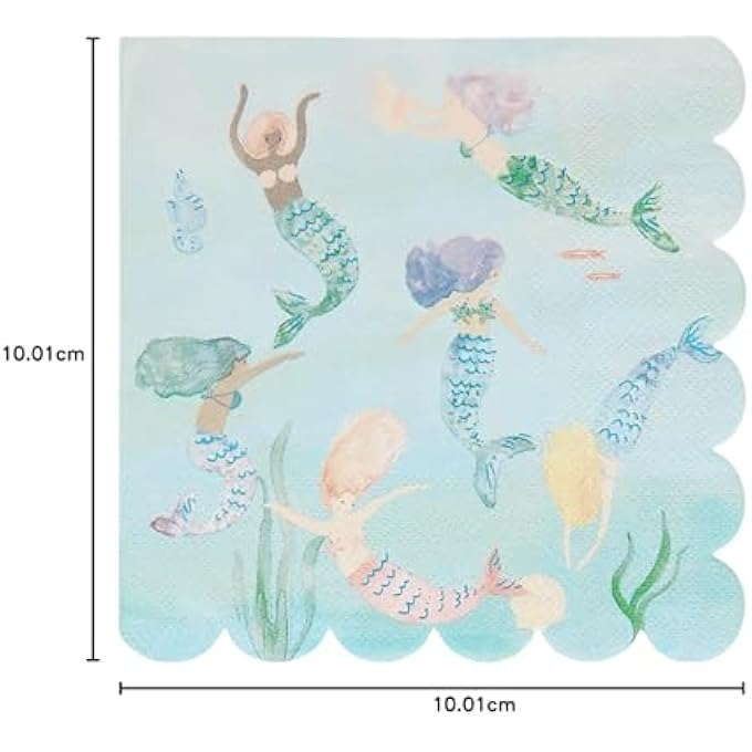 MERMAIDS SWIMMING NAPKINS - Image 5